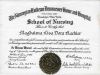 Magdelina Kaehler's Nursing School Diploma Magdelina Kaehler's Nursing School Diploma